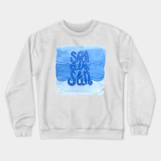 Sea Sun Summer Crewneck Sweatshirt